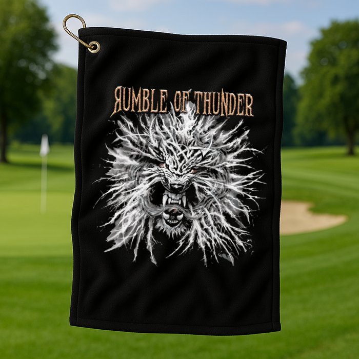 The Hu Rumble Of Thunder Album Art Golf Towel