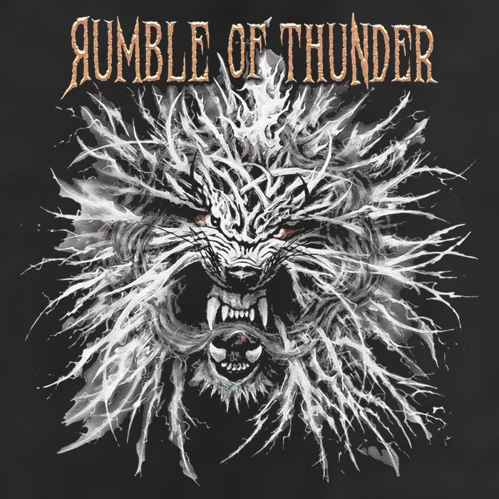The Hu Rumble Of Thunder Album Art Golf Towel
