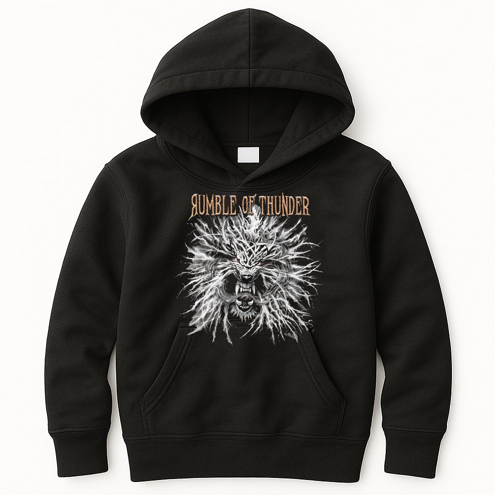 The Hu Rumble Of Thunder Album Art Kids Hoodie