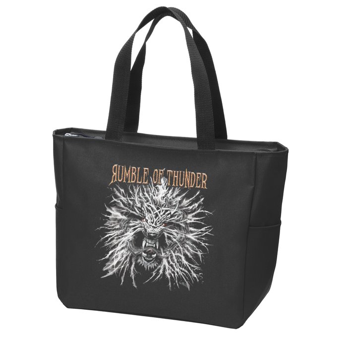 The Hu Rumble Of Thunder Album Art Zip Tote Bag