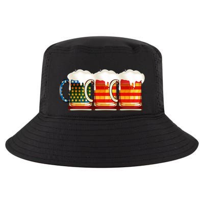 Three American Beer Cool Comfort Performance Bucket Hat