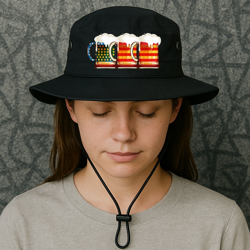 Three American Beer Bucket Hat