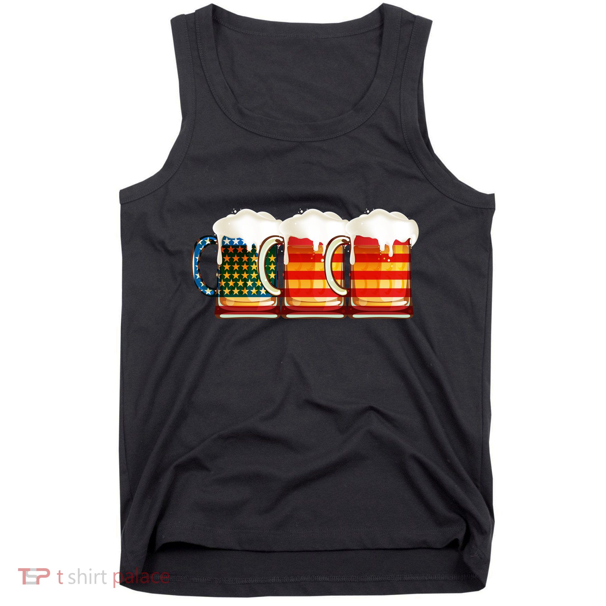 Three American Beer Tank Top