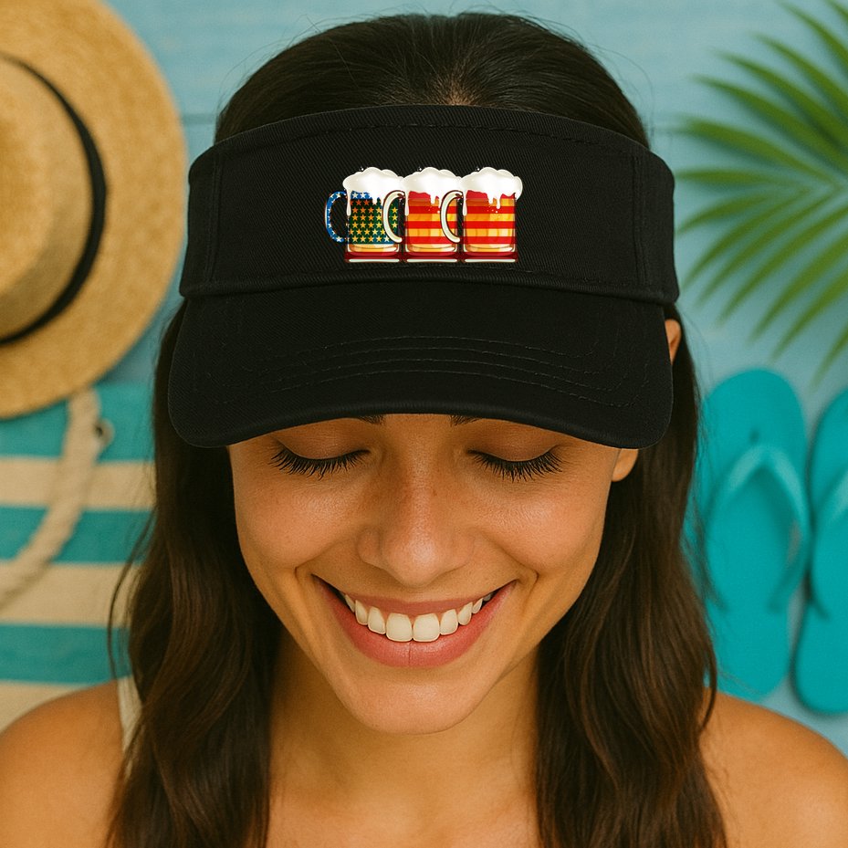 Three American Beer Visor