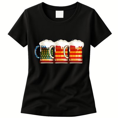 Three American Beer Womens T-Shirt