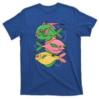 Three Colorful Fishes T-Shirt