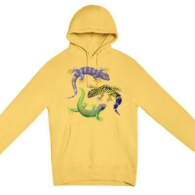 Three Geckos Premium Pullover Hoodie