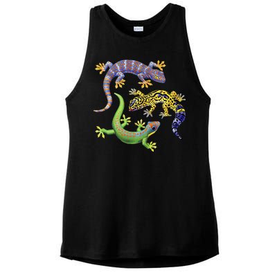 Three Geckos Ladies PosiCharge Tri-Blend Wicking Tank