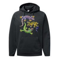 Three Geckos Performance Fleece Hoodie