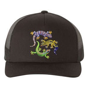 Three Geckos Yupoong Adult 5-Panel Trucker Hat