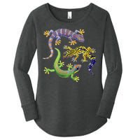 Three Geckos Women's Perfect Tri Tunic Long Sleeve Shirt