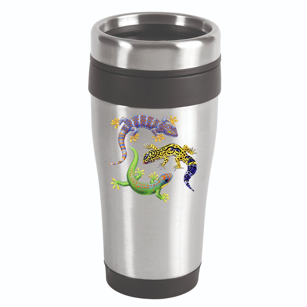 Three Geckos 16oz Travel Tumbler