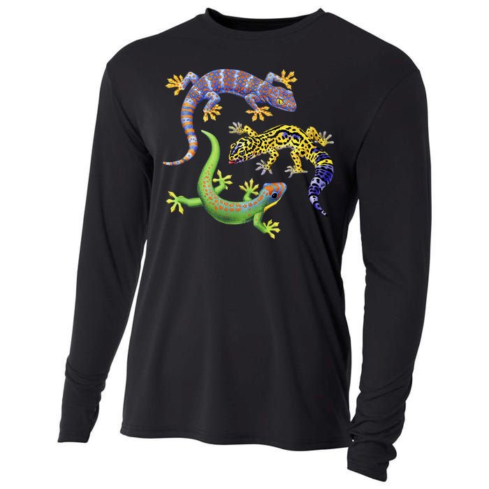 Three Geckos Cooling Performance Long Sleeve Crew