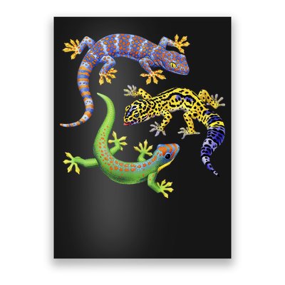 Three Geckos Poster