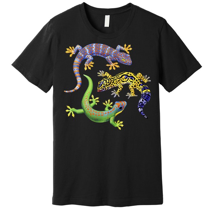 Three Geckos Premium T-Shirt