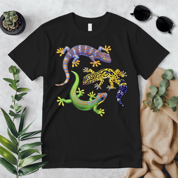 Three Geckos Premium T-Shirt