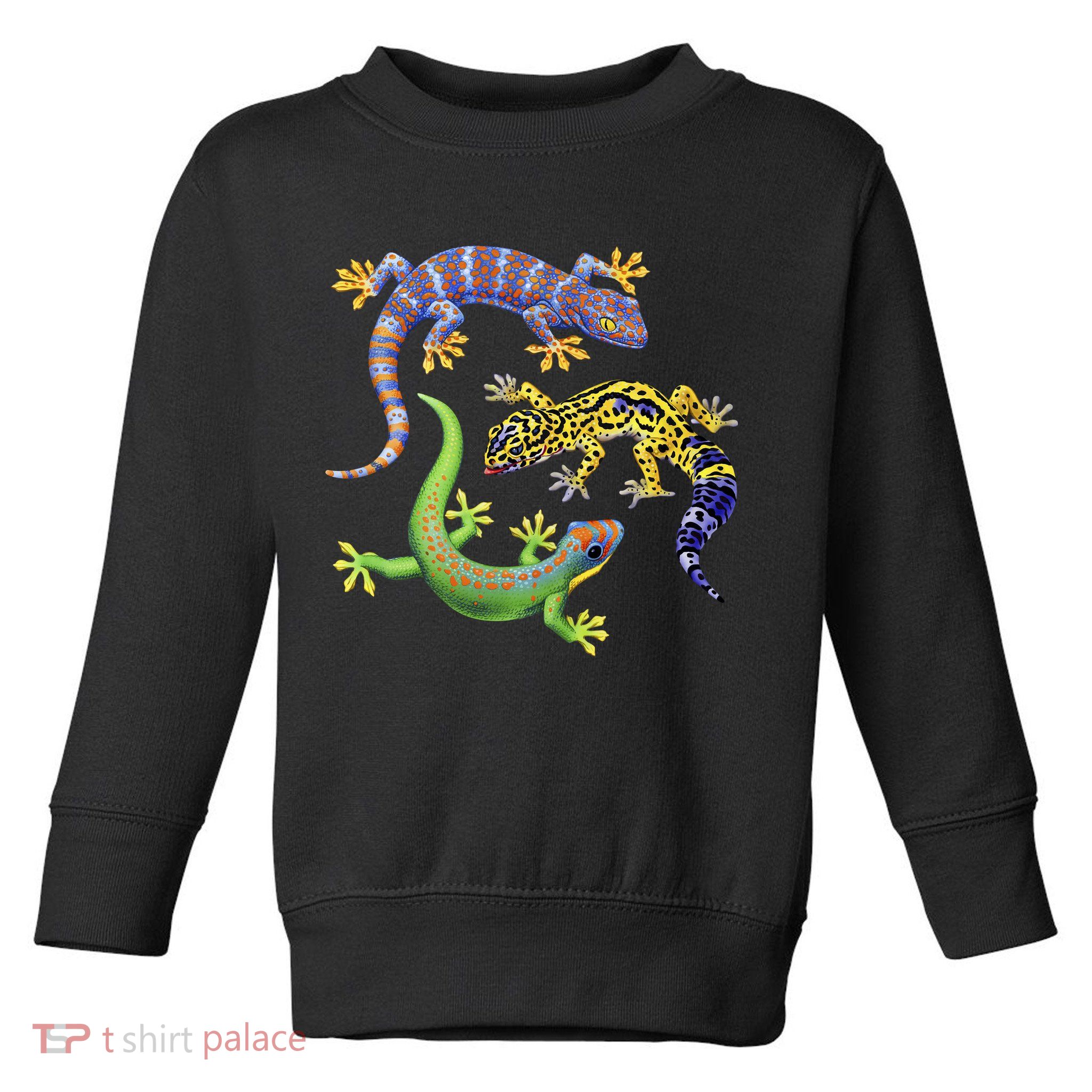 Three Geckos Toddler Sweatshirt