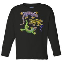 Three Geckos Toddler Long Sleeve Shirt