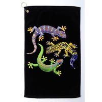 Three Geckos Golf Towel