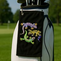 Three Geckos Golf Towel