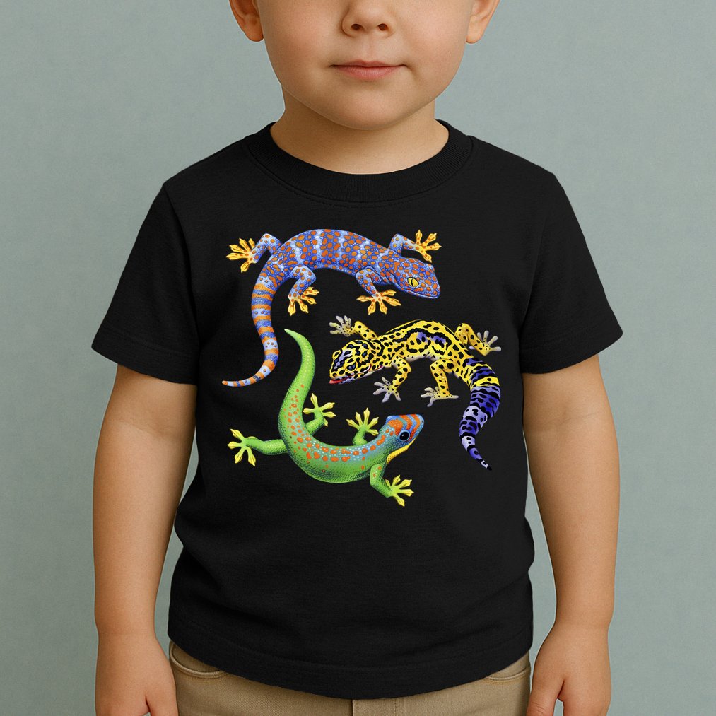 Three Geckos Toddler T-Shirt