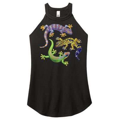 Three Geckos Women's Perfect Tri Rocker Tank