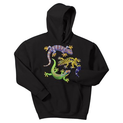 Three Geckos Kids Hoodie