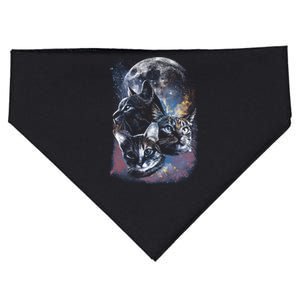 Three Moon Space Cats USA-Made Doggie Bandana