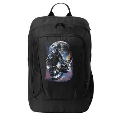 Three Moon Space Cats City Backpack