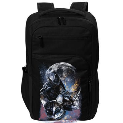 Three Moon Space Cats Impact Tech Backpack