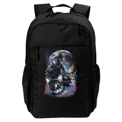 Three Moon Space Cats Daily Commute Backpack