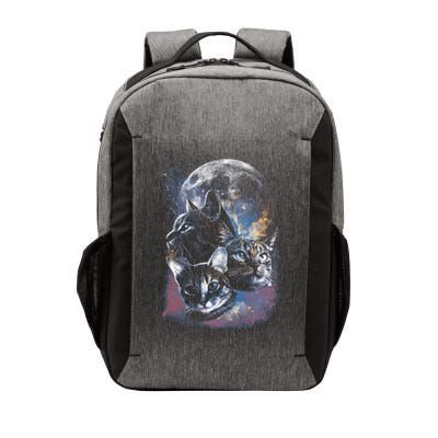 Three Moon Space Cats Vector Backpack