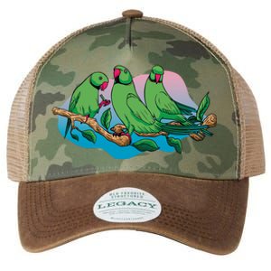 Three Parrots Legacy Tie Dye Trucker Hat