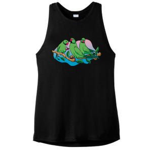 Three Parrots Ladies PosiCharge Tri-Blend Wicking Tank