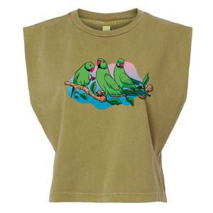 Three Parrots Garment-Dyed Women's Muscle Tee