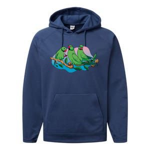 Three Parrots Performance Fleece Hoodie