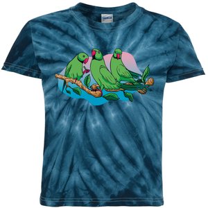 Three Parrots Kids Tie-Dye T-Shirt