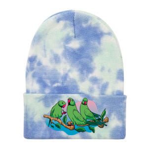 Three Parrots Tie Dye 12in Knit Beanie