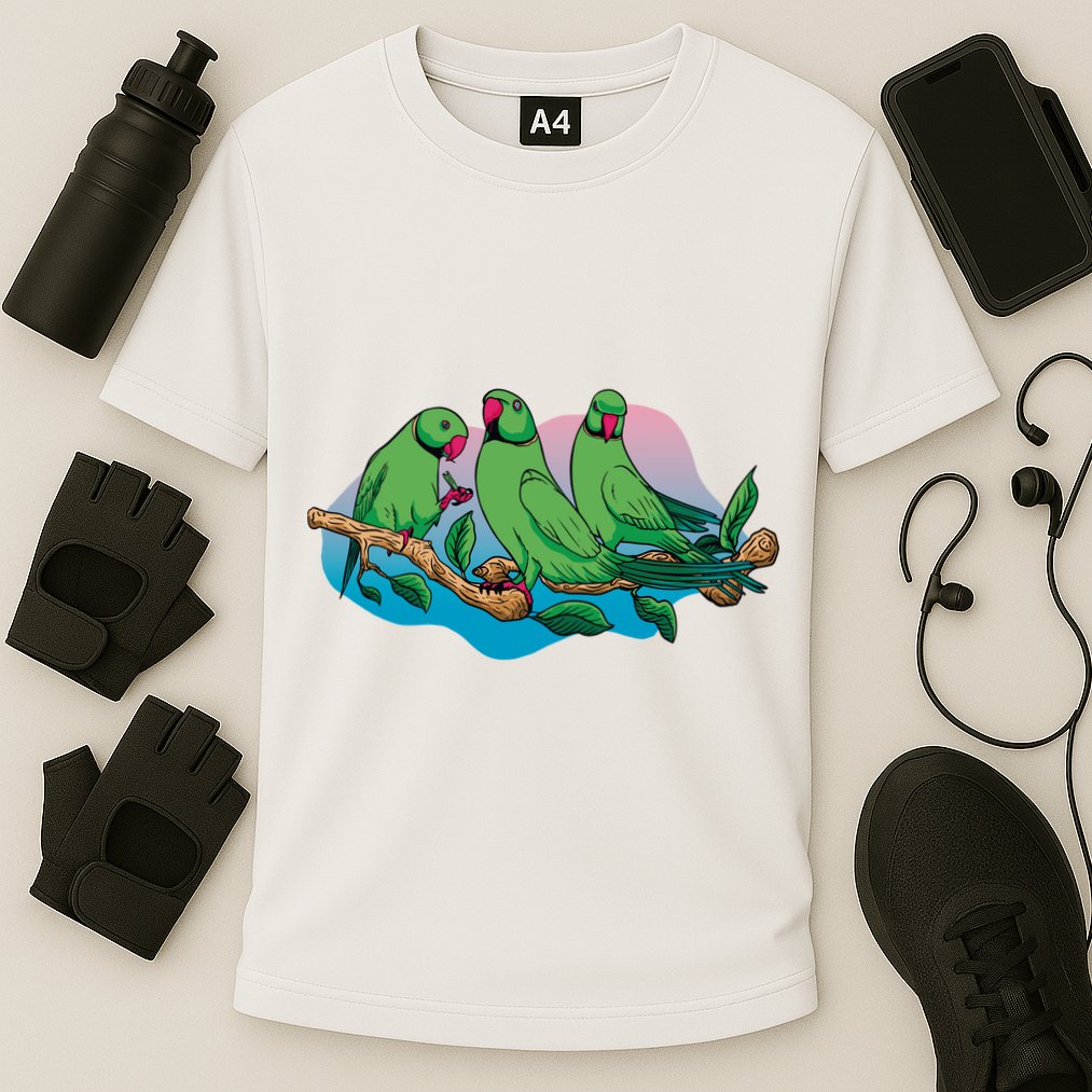 Three Parrots Performance Shirt