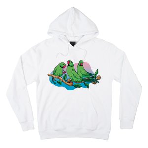 Three Parrots Hoodie