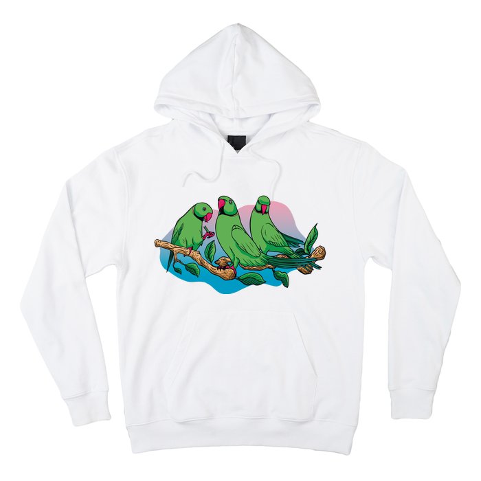 Three Parrots Hoodie