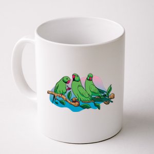 Three Parrots Coffee Mug