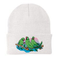 Three Parrots Knit Cap Winter Beanie