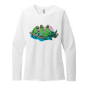 Three Parrots Womens CVC Long Sleeve Shirt