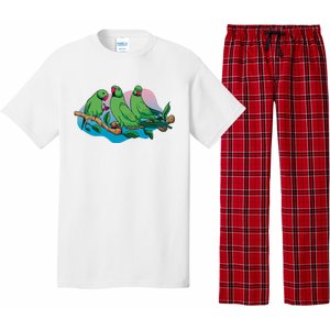 Three Parrots Pajama Set