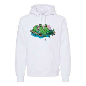 Three Parrots Premium Hoodie