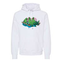 Three Parrots Premium Hoodie