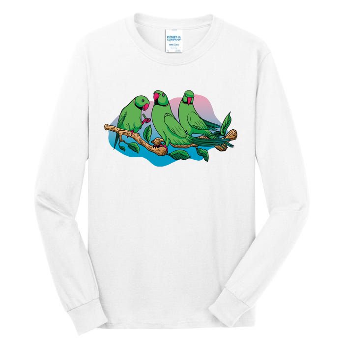 Three Parrots Tall Long Sleeve T-Shirt