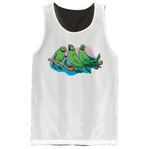 Three Parrots Mesh Reversible Basketball Jersey Tank