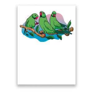 Three Parrots Poster